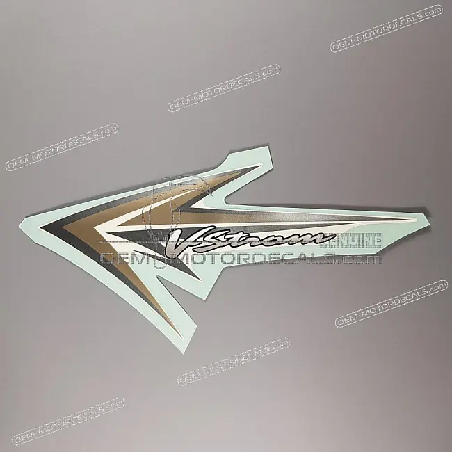 Suzuki DL650 VSTROM Zijkap Sticker Linkerkant OEM 6869527G21HND