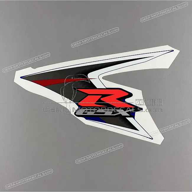 Suzuki GSX-R600 Bande Graphique Carénage Latéral Gauche OEM 68695-37H00-FNH