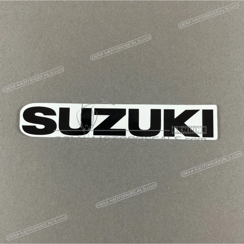 Suzuki RM85 Voorspatbord SUZUKI Embleem OEM 6872109A008YM Originele Fabrieksdecoratie voor Off-Road Motoren