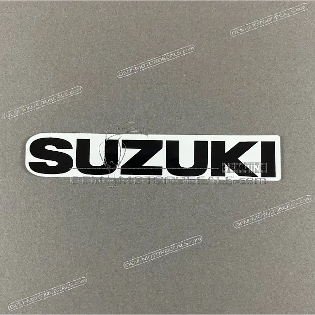 Suzuki RM85 Vorderradabdeckung SUZUKI Emblem OEM 6872109A008YM Original Fabrik Grafik für Offroad-Motorräder