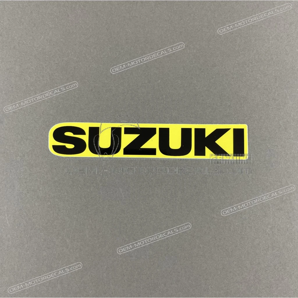Suzuki RM85 Front Fender SUZUKI Emblem OEM 6872109A00GY8