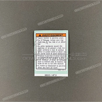 Voorzichtigheid label