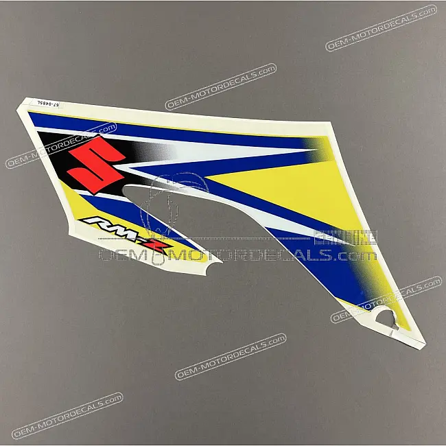 Suzuki RM-Z250 Adesivo Convogliatore Radiatore Sinistro Lato Sinistro OEM K560670485