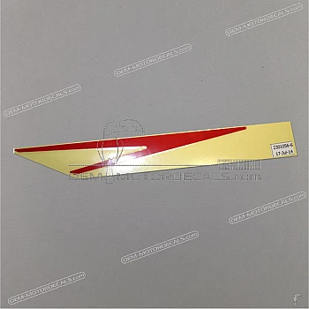 Side cowling decal, left side