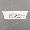 Kontpaneel sticker