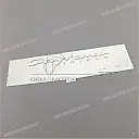Zijpaneel sticker