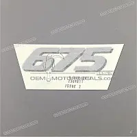 TRIUMPH Adesivo posteriore coda carena T2307611