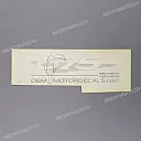 Side cowling decal, left side