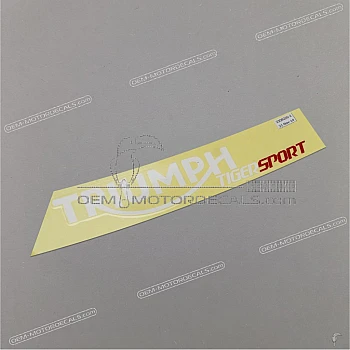 Side cowling decal, right side