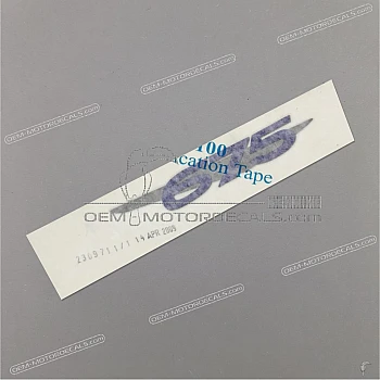 Tail cowl decal, right side