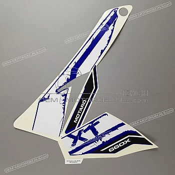 Side cowling decals set, left side