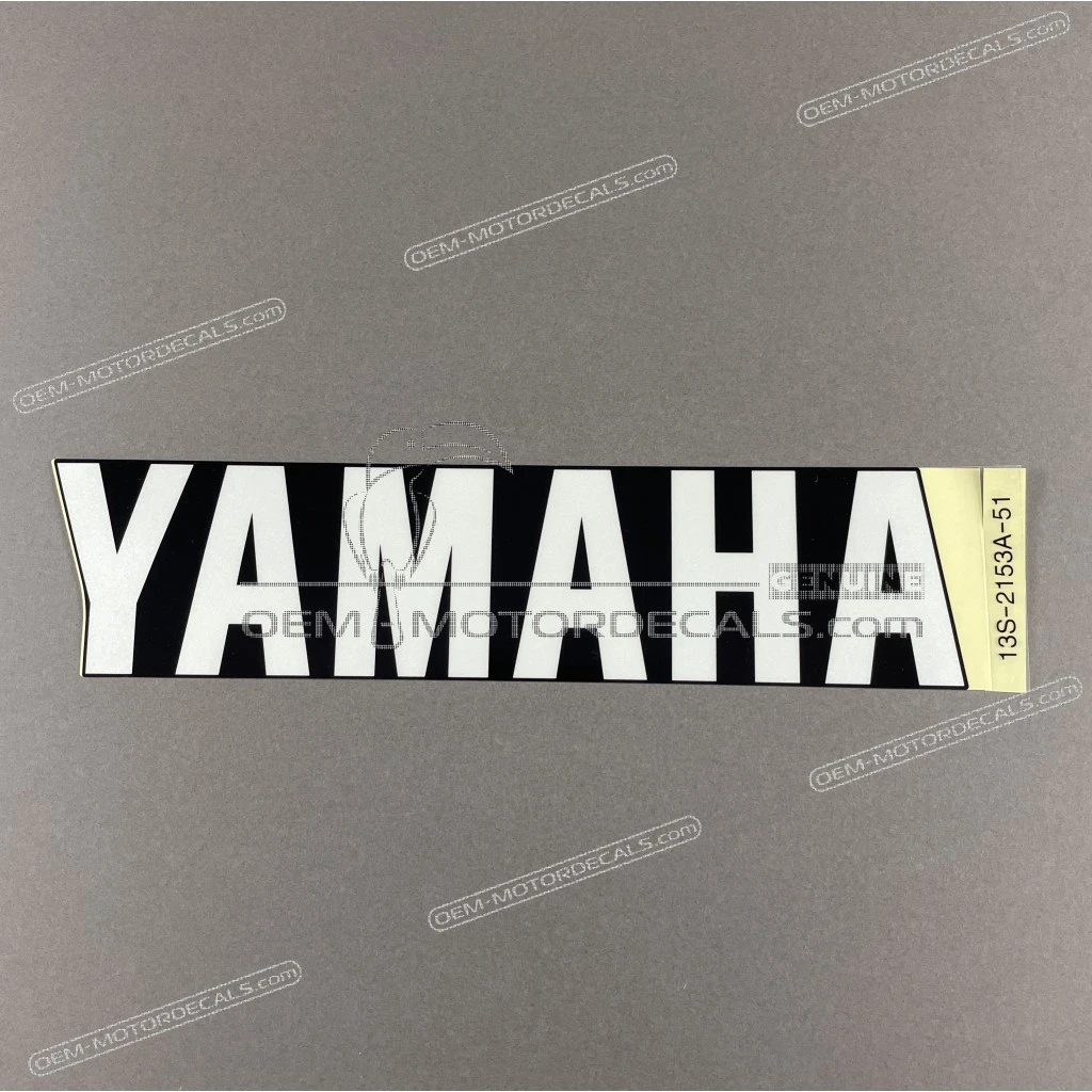 Naklejka Yamaha YZF-R6 na Pług Lewa Strona OEM 13S2153A5100
