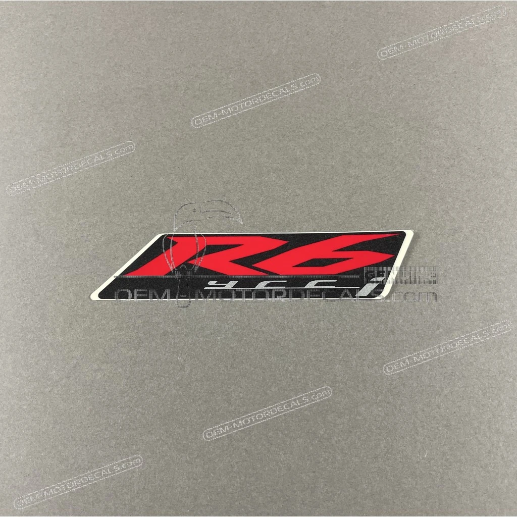 Yamaha YZF-R6 Emblema YCCI Cupolino Anteriore Sinistro OEM 13S283281000