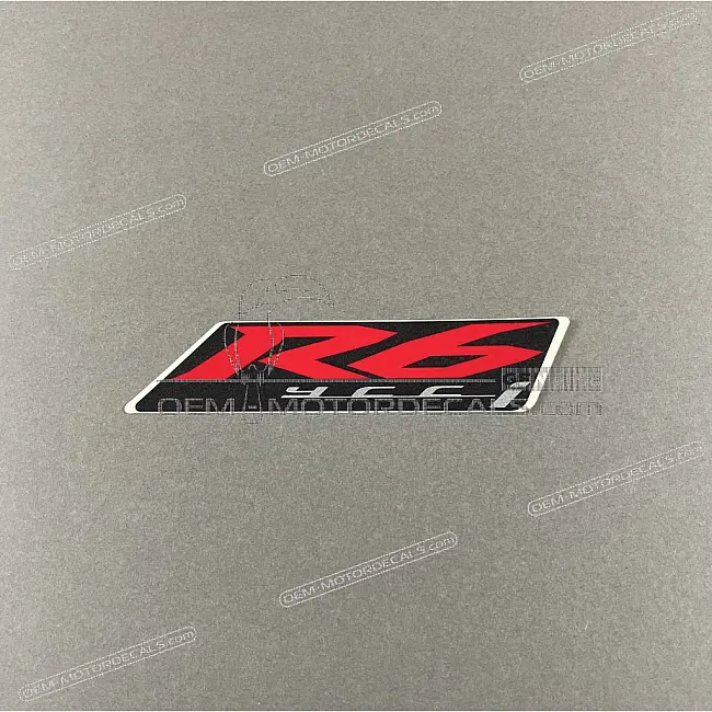 Yamaha YZF-R6 Frontverkleidung R6 YCCI Emblem links OEM 13S283281000
