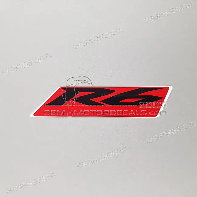 Emblema R6 Cupolino Anteriore Yamaha YZF-R6 Sinistro OEM 13S-28328-50-00