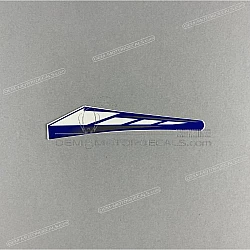 Front cowling decal, left side