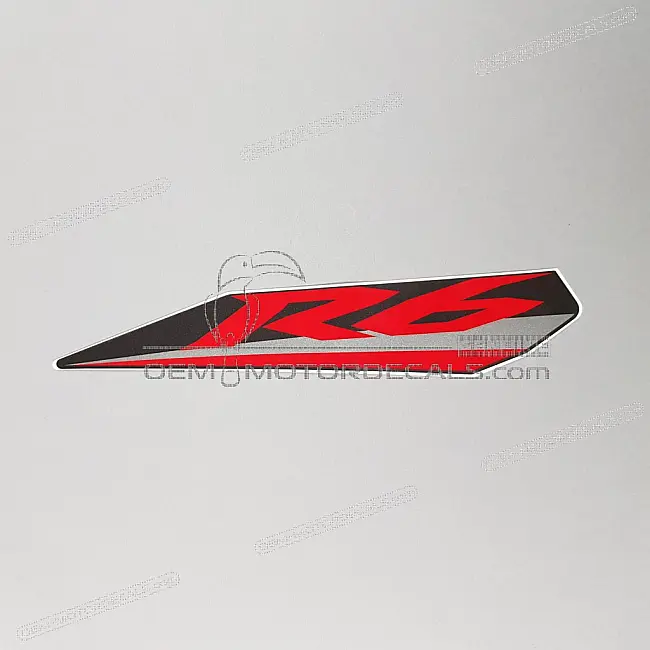 Yamaha YZF-R6 Grafik mittlere Verkleidung rechts OEM 13S-28392-20-00