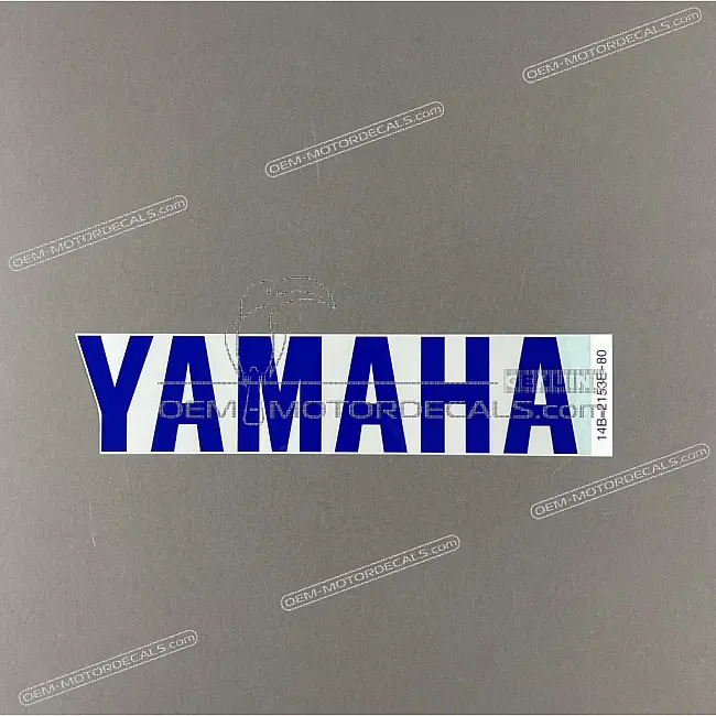 Yamaha YZF-R1 Onderkuip YAMAHA Tekst Sticker Grafisch OEM 14B2153E8000