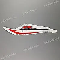 YAMAHA Naklejka na tylną owiewkę / zadupek, lewa strona 1BX-F173E-00-00