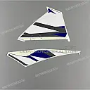 Pegatina XT para toma de aire, lado derecho