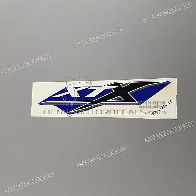 Autocollant de carénage gauche Yamaha XT660X Côté Gauche OEM 1D22137R0000