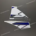 Linker kuipdeel stickerset