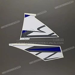 Side cowling decals set, left side