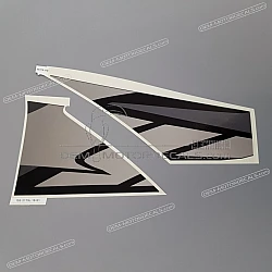 Side cowling decals set, left side