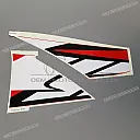 Set di adesivi carenatura sinistra XT660X