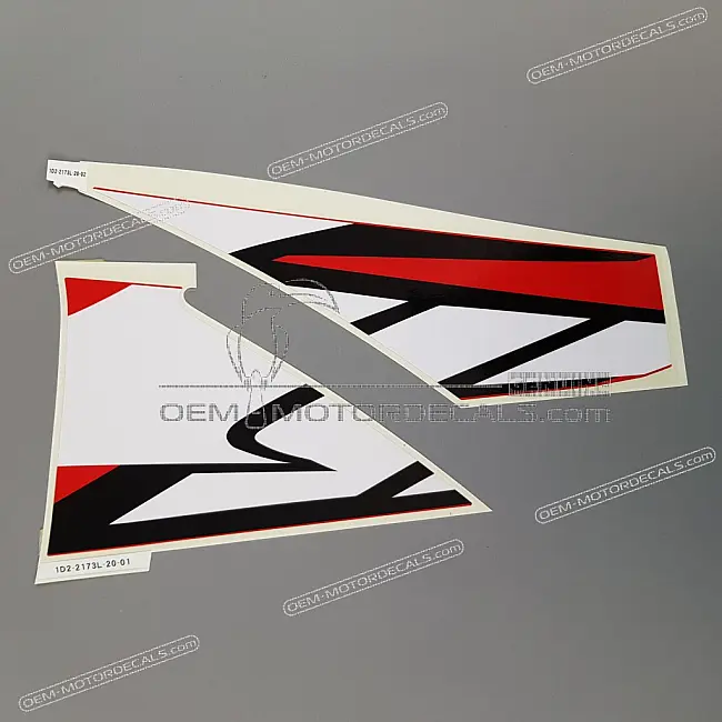 Yamaha XT660X Left Side Cowling Graphic Set Left Side OEM 1D22173L2000
