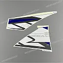 Rechter zijkap stickerset