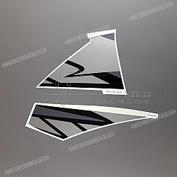 Side cowling decals set, right side