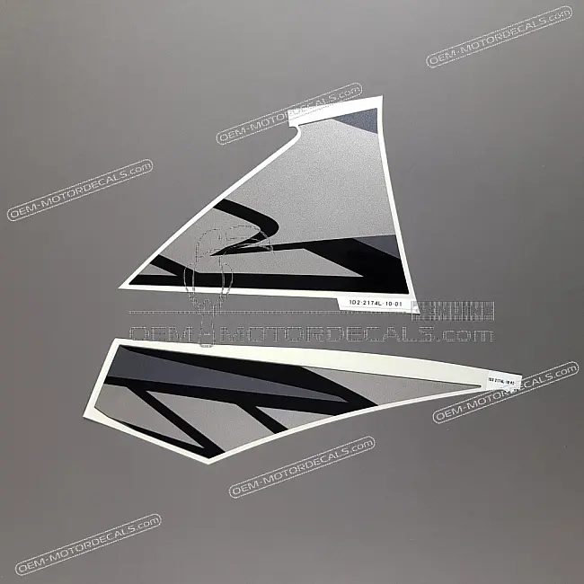 Yamaha XT660X Rechter Zijkuip Stickerset Decal OEM 1D22174L1000