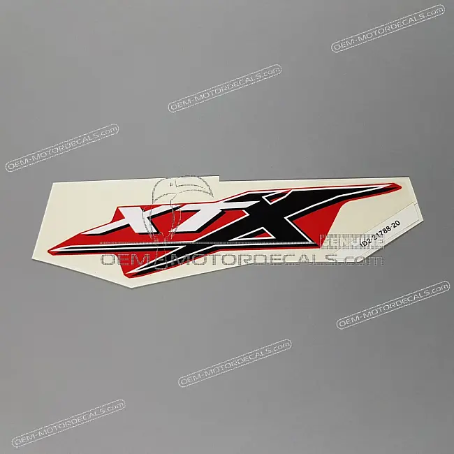 Autentico adesivo in vinile per fiancata Yamaha XT660X, originale OEM 1D2217882000