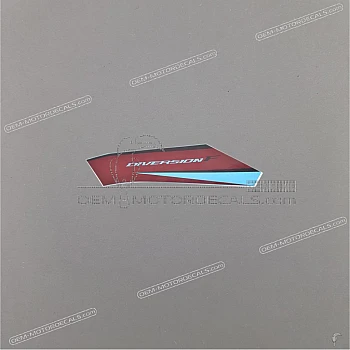 Side cowling decal, left side