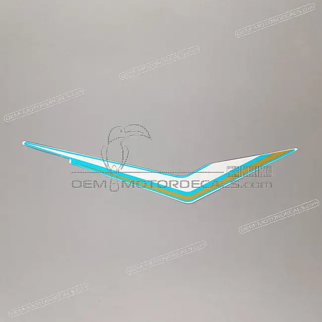 Emblème TZR de coque arrière Yamaha TZR50 côté droit OEM 1HDF17860000