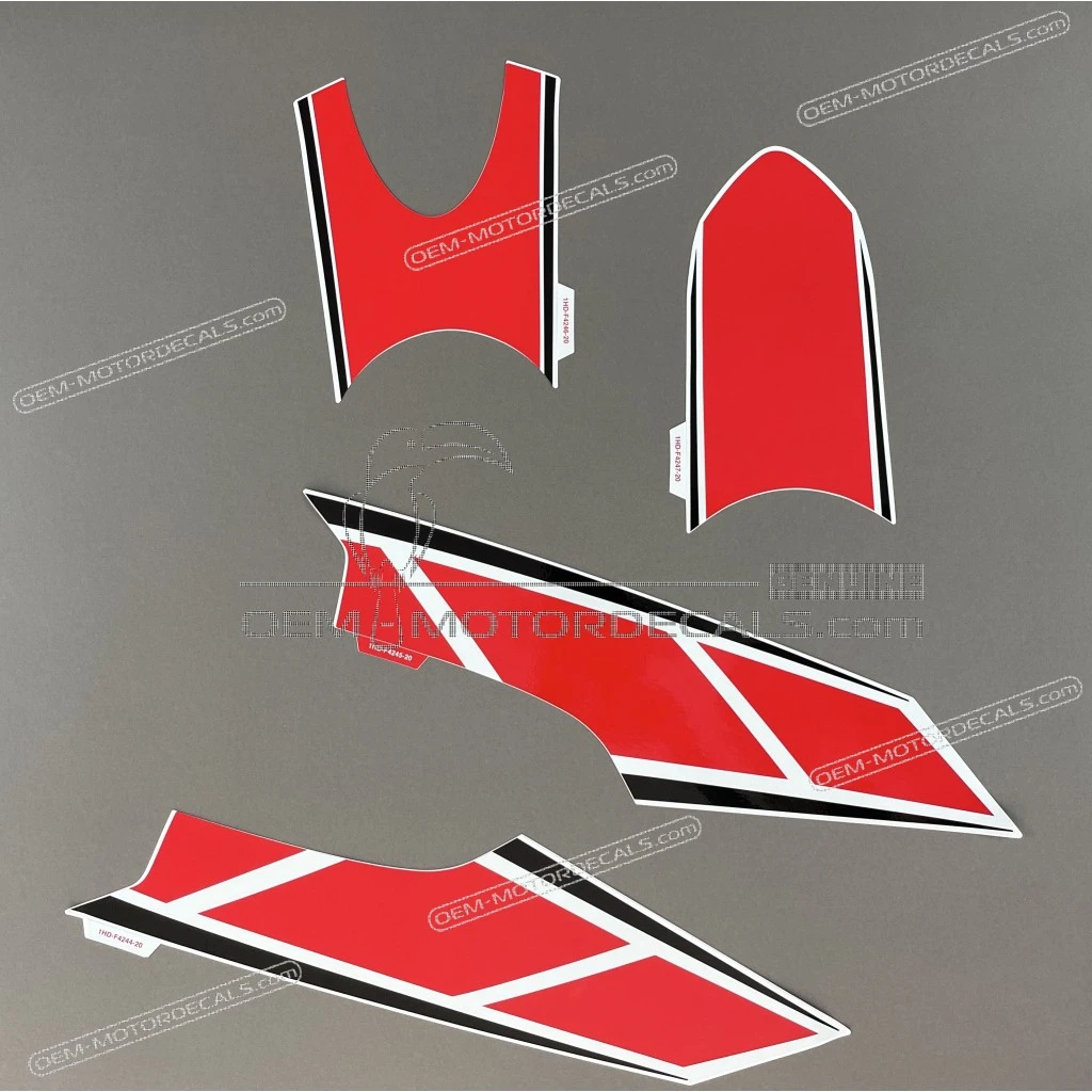 Zestaw naklejek na owiewki Yamaha TZR50 OEM 1HDF42402000