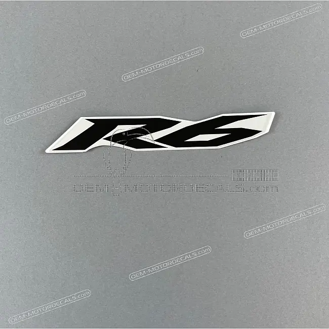 Yamaha YZF-R6 Carénage Avant Supérieur World GP 50th Anniversary Emblème OEM 1JS-28328-30-00