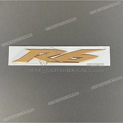 Emblema R6 de carenado lateral, lado izquierdo