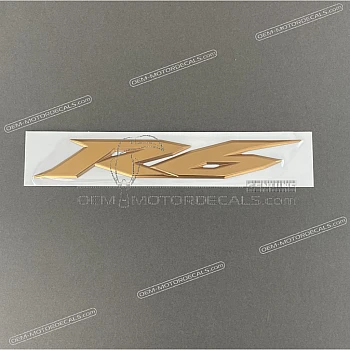 Seitenverkleidung R6 Emblem, linke Seite