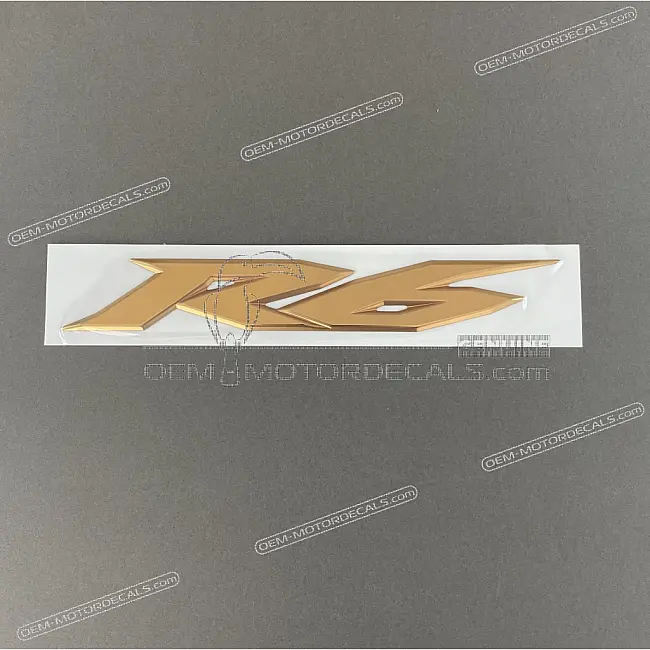 Yamaha YZF-R6 Seitenverkleidung R6 Emblem links OEM 1JS-2839B-00-00