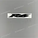 Seitenverkleidung R6 Emblem, rechte Seite