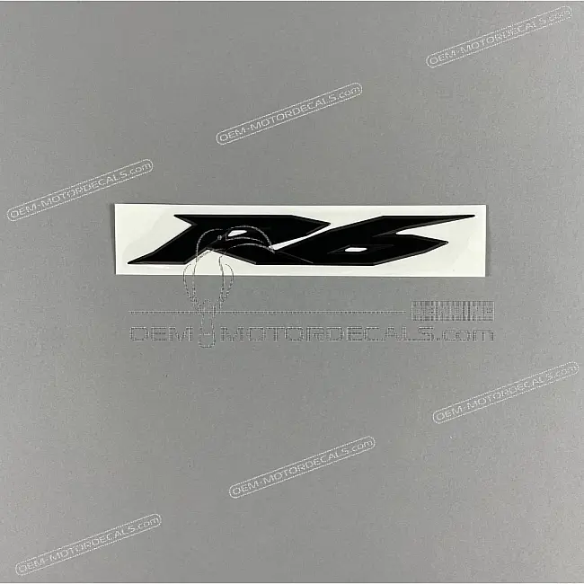 Yamaha YZF-R6 Zijkuip R6 Embleem Rechterzijde OEM 1JS-2839B-11-00