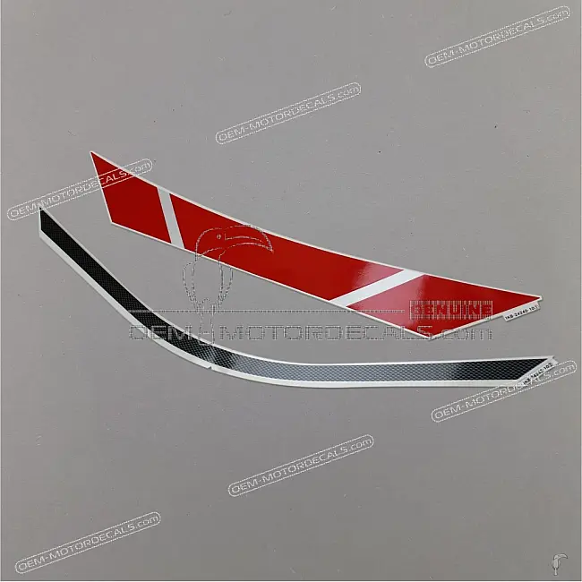 Yamaha YZF-R1 Stickerset Zijkant Brandstoftank OEM 1KB-24240-10-00