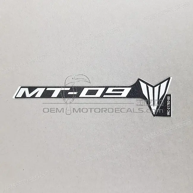Yamaha MT-09 Rechtes Lufteinlass-Emblem MT-09, rechte Seite OEM 1RC217820000