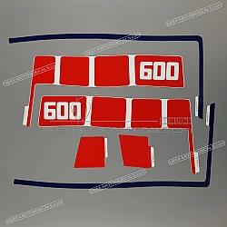 Tank decals set