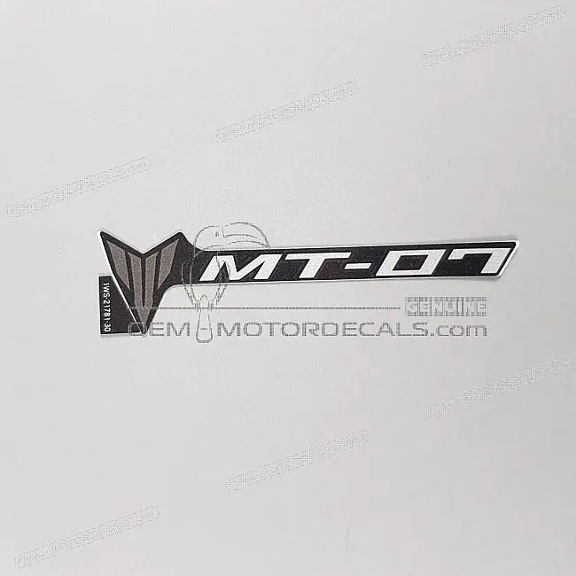 Yamaha MT-07 Side Fairing Air Scoop Yamaha Emblem Left Side OEM 1WS217813000 Genuine Graphic
