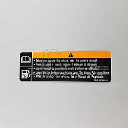 Etiqueta de precaución