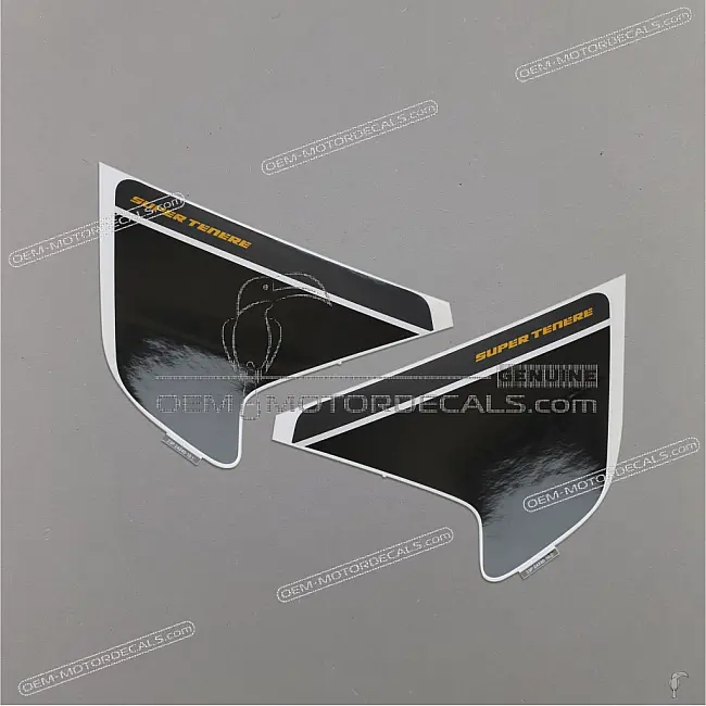 Yamaha XT1200Z Super Tenere Juego de pegatinas para carenado y depósito OEM 23P242401000