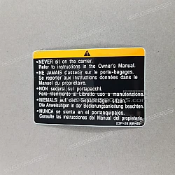 Caution label